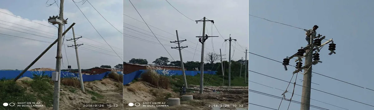 33 kV power transmission line