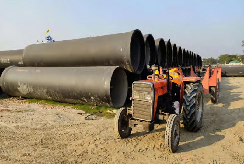 Raw water pipeline project