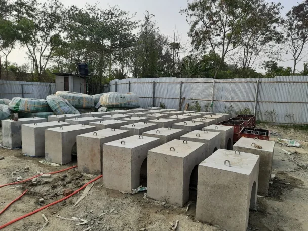 Saddle Weight Construction & Installation — Chittagong-Dhaka Oil Pipeline
